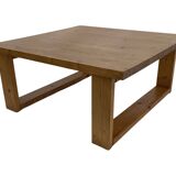 Vintage coffee table pinewood minimalist 1960s