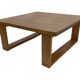 Vintage coffee table pinewood minimalist 1960s