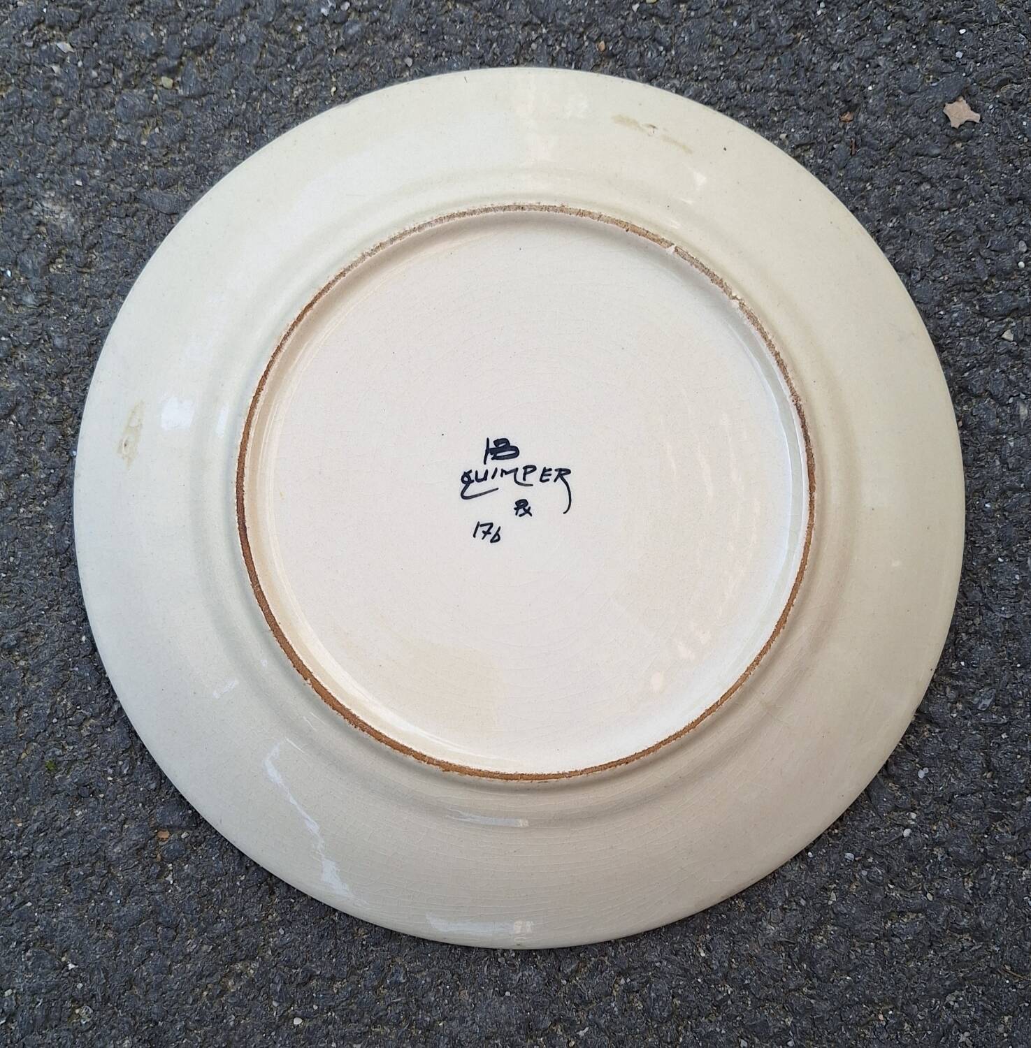 Set of 3 HB Quimper plates