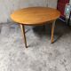 Table ronde scandinave vintage