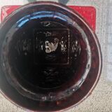 Large BAY Keramik Floor Vase 45 cm Red Vintage West Germany Bodo Mans