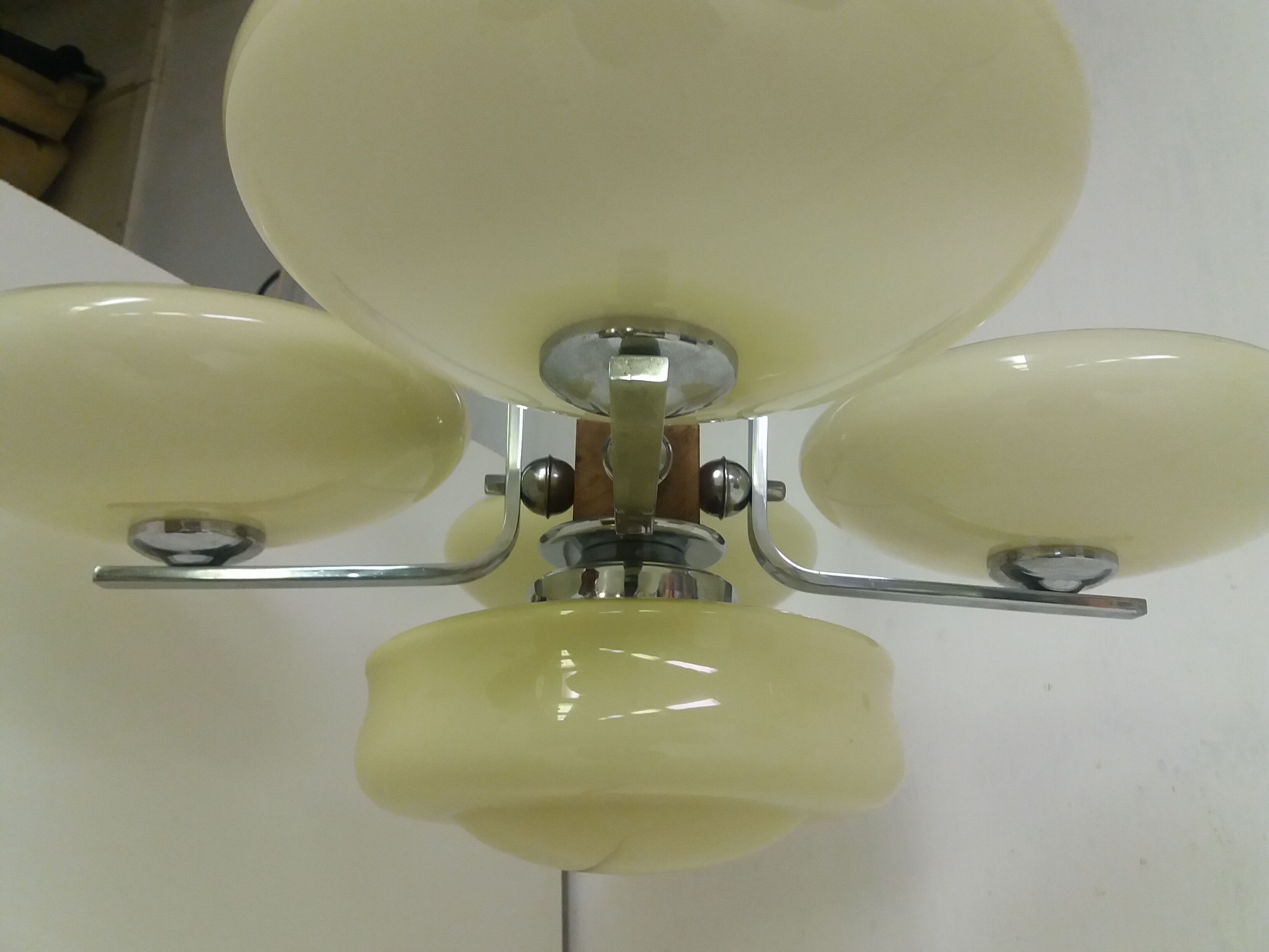 Art Deco chandelier, Czechoslovakia