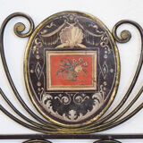 Pair Of Antique Headboards In Wrought Iron, Italy Early 19th Century