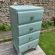 Chiffonier vintage 1960 vert eucalyptus