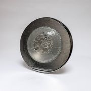 Rare Vintage Italian Chrome and Glass Sculptural Wall Lamp, Collectible Design