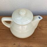 White ceramic teapot