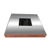 Shilling mirrored coffee table by Ausenda, Baldo Grossi & Gavioli