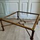 XL Gilt Coffee Table, Italy, 1970's, by Giovanni Banci for Hermes