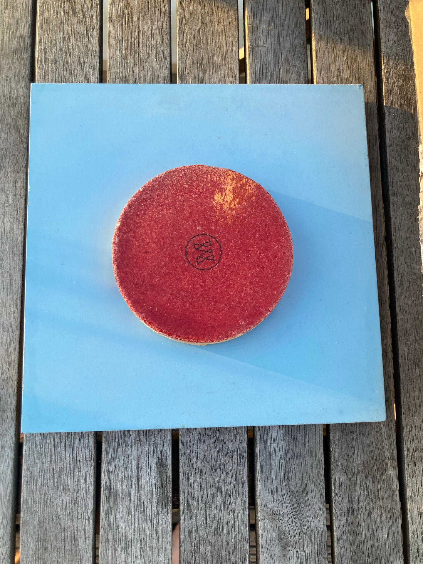 Applique murale en carreau de ciment et zellige