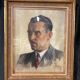 Aimé VAN BELLEGHEM (1922-1996), Portrait of René Brondel, oil on canvas