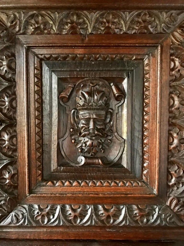 Buffet-credence cabinet deux corps renaissance 16th century france