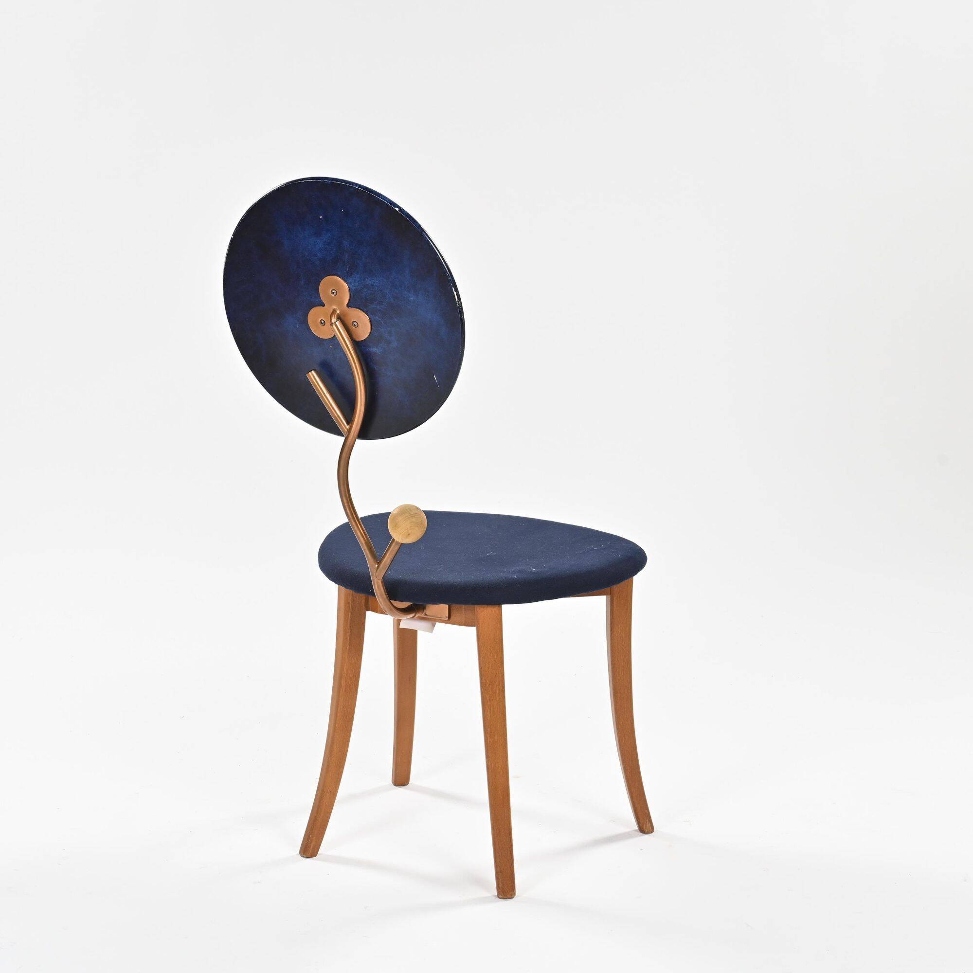 Pair of Luna e Sole chairs by Carlo Berruti (XX-XXI century)