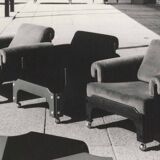 Rare ensemble de 2 fauteuils lounge 't Spectrum 'SZ85' par Jan Pieter Berghoef 1960