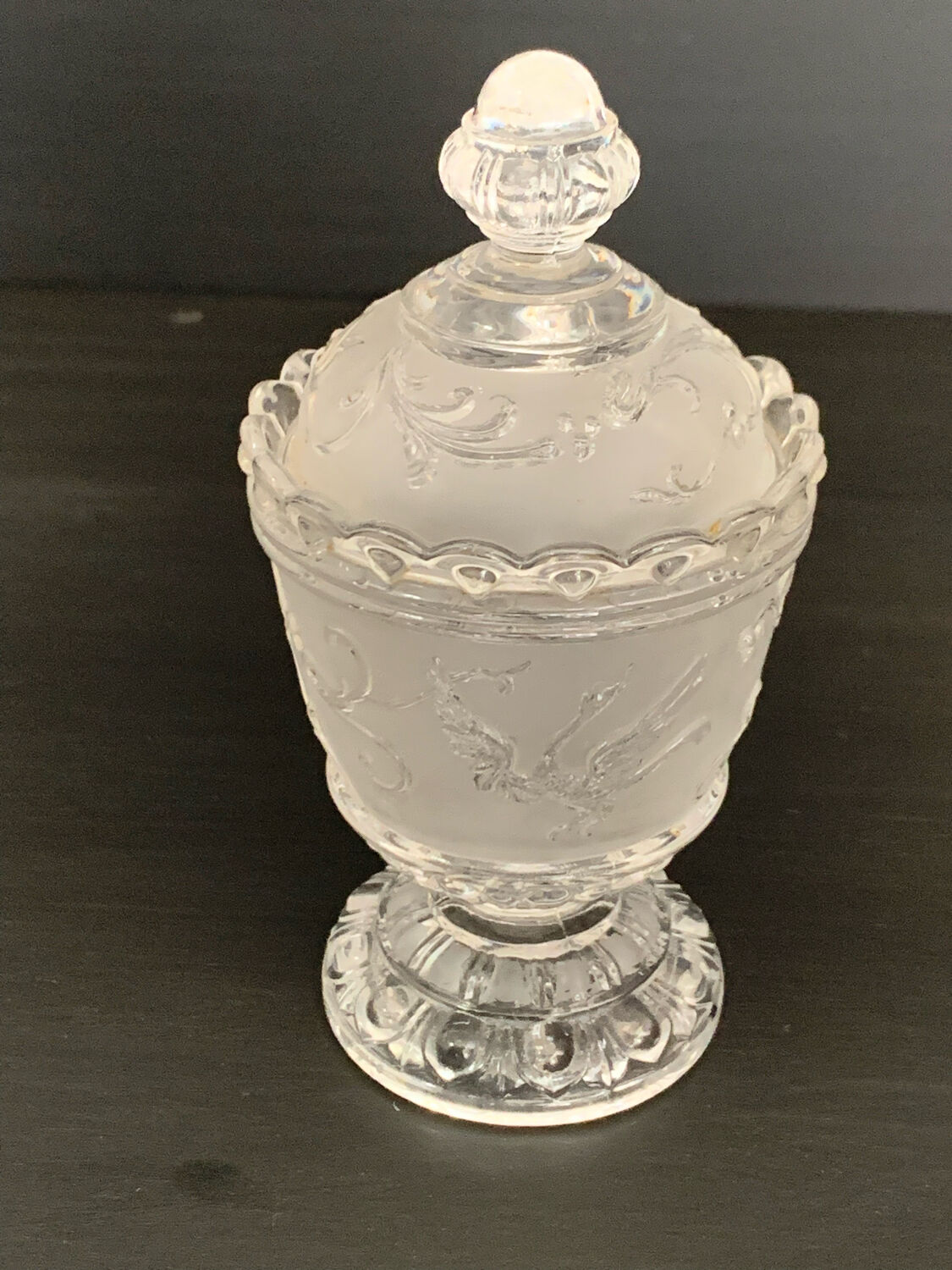 Baccarat crystal mustard