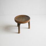 Wa-Hehe tribal carved tripod stool, Tanzania 1950s