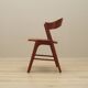 Set of four teak chairs, Danish design, 1970s, manufacture: Korup Stolefabr