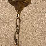 Bronze cage chandelier with tassels ,6 lamps
