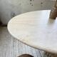 Travertine dining table 1970 Italy Tobia Scarpa