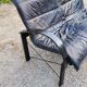 Pair of Scandinavian leather sofas from Tord Björklund