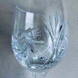 Set of 6 crystal glasses