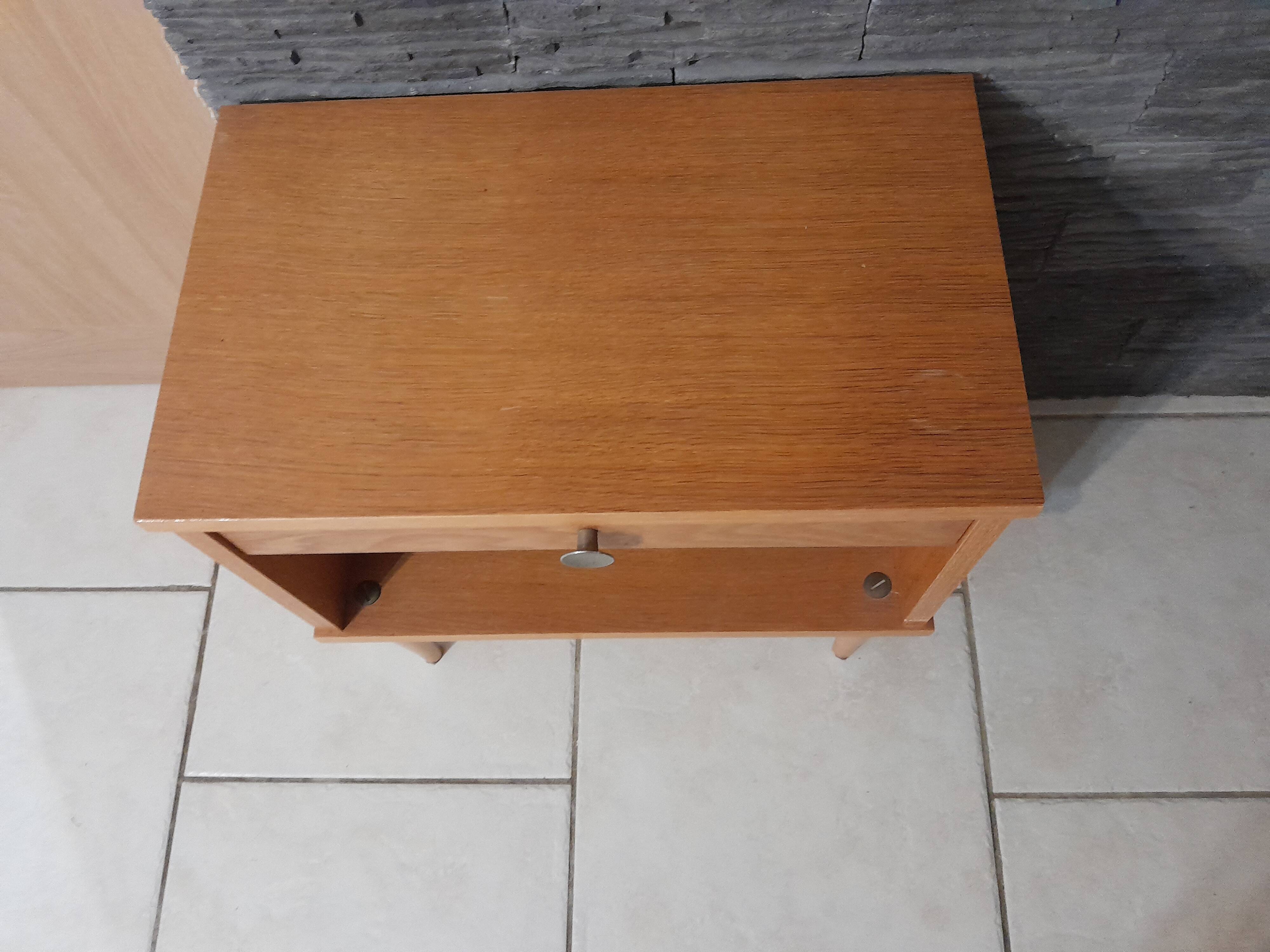 Scandinavian vintage bedside table