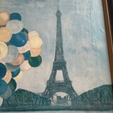 Eiffel Tower and balloons