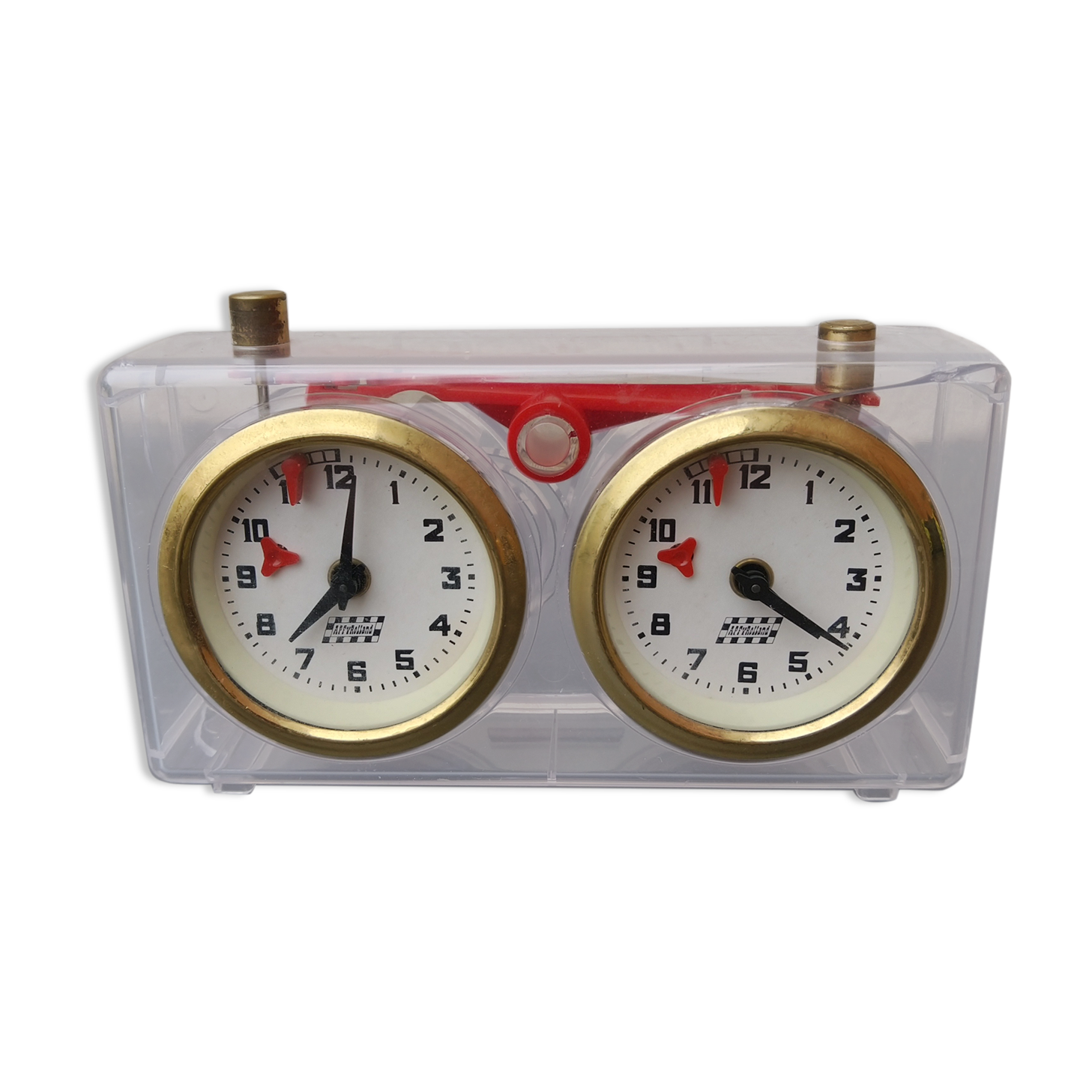 Horloge d'échecs compte à rebours vintage