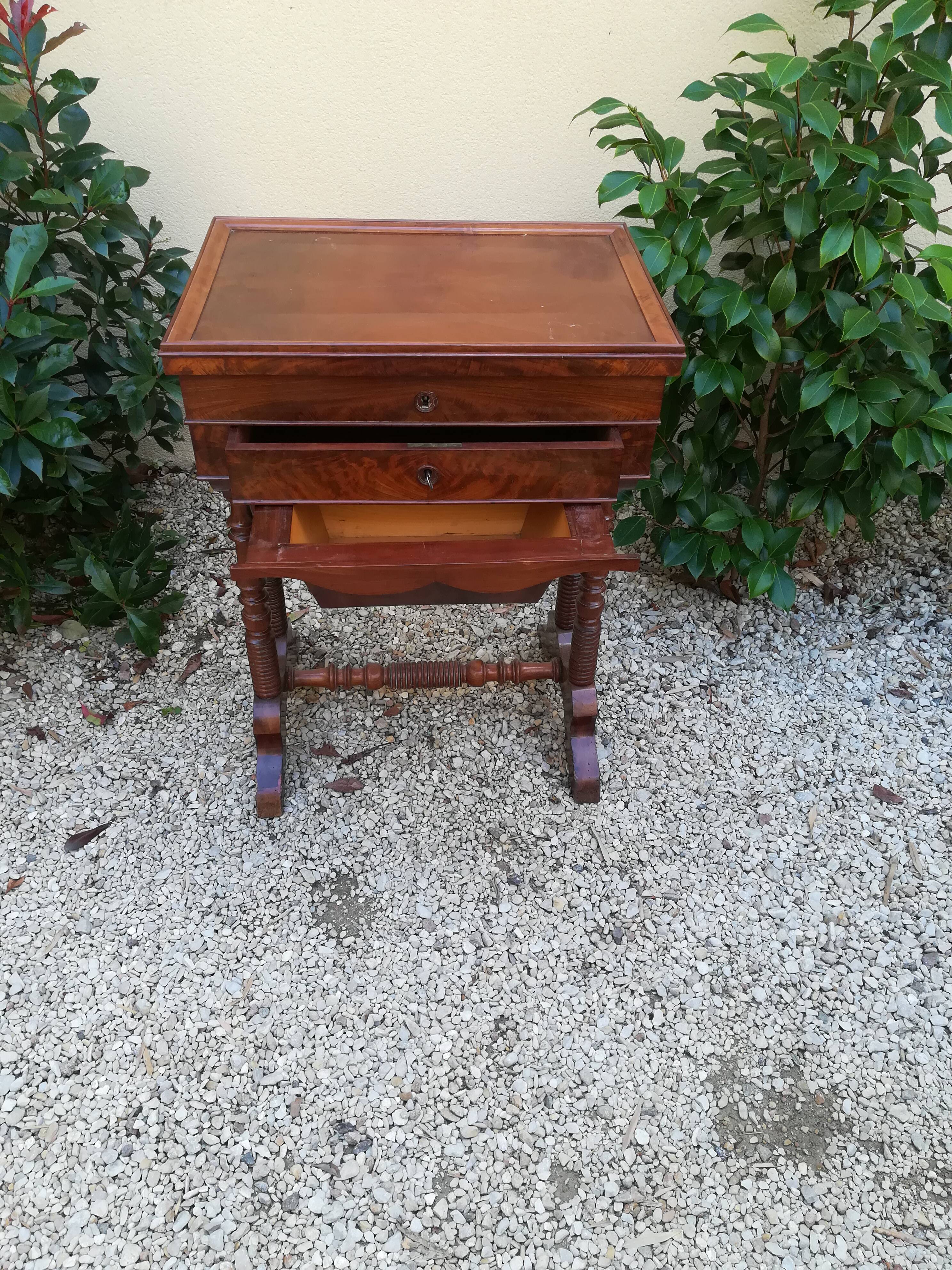 19th century mahogany worker