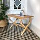Rattan coffee table
