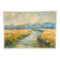 Original Swedish Oil on Canvas – “River Landscape with Mountains”  Vintage