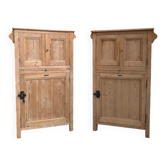 Pair of boarding school furniture from the 1920s.