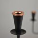 Pair of Six-Candle Candelabras — Gunnar Ander for Ystad-Metall, Sweden, 1960s