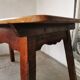 Farmhouse table, in solid oak, chalet style