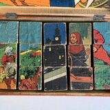 Antique wooden cube puzzle - Illustrations of Perrault's tales - 1920