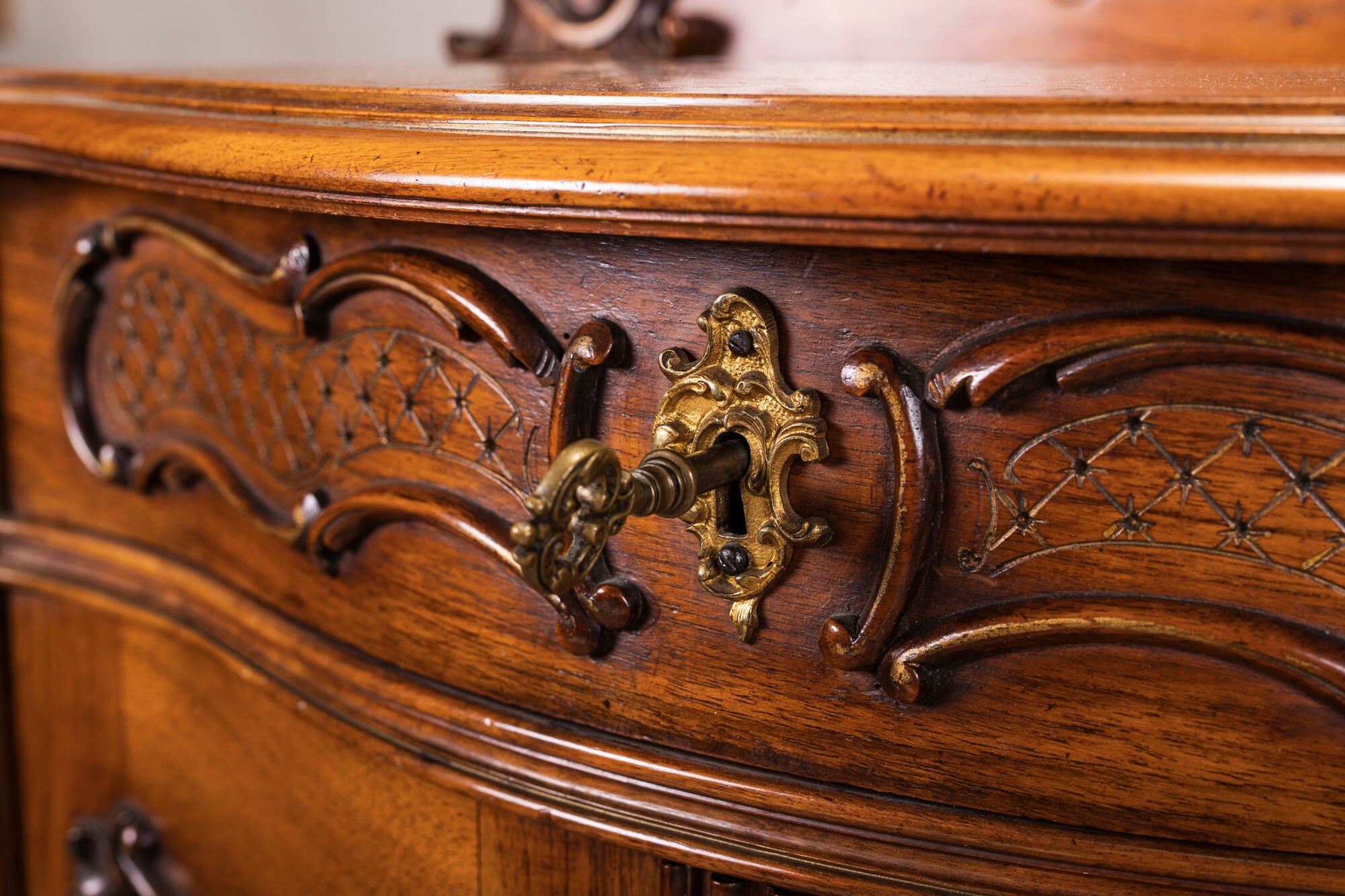 Antique Rococo Showcase, 1880s