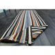 Vintage Turkish Oushak Handmade Wool Cotton Green Runner Rug 80x232