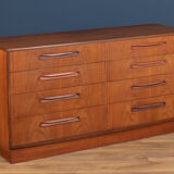 Commode en teck  G-Plan Fresco, 8 tiroirs, 1960s