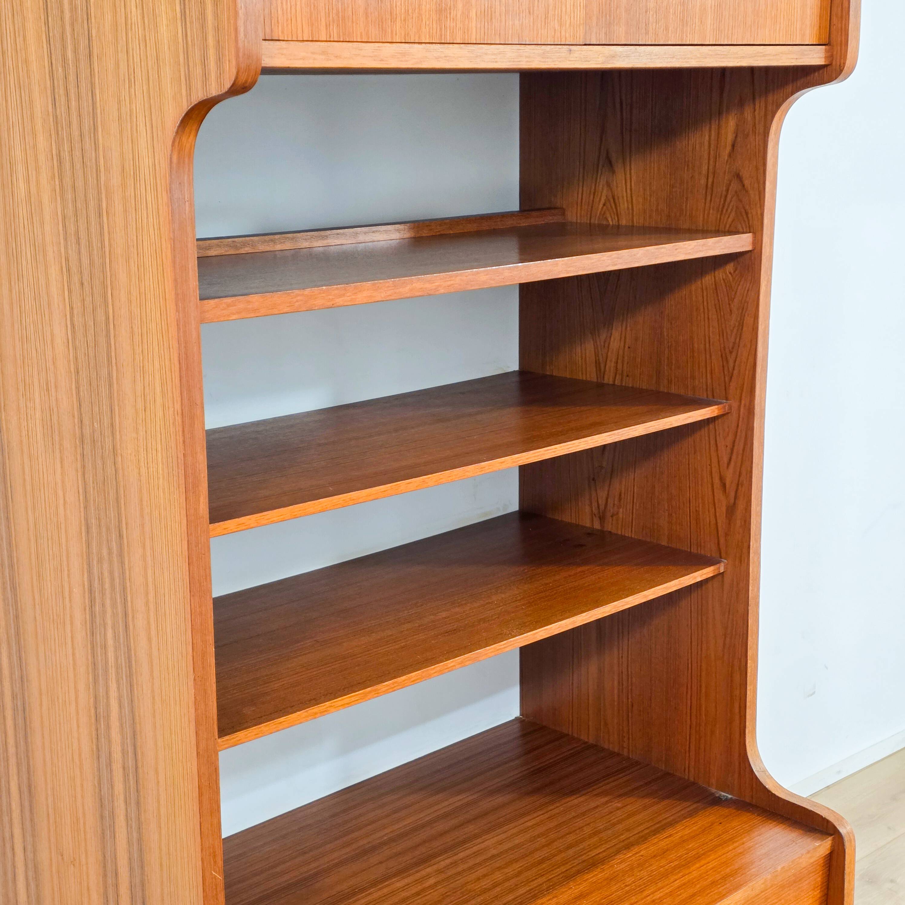 Scandinavian teak library from the 1970s