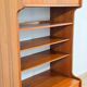 Scandinavian teak library from the 1970s