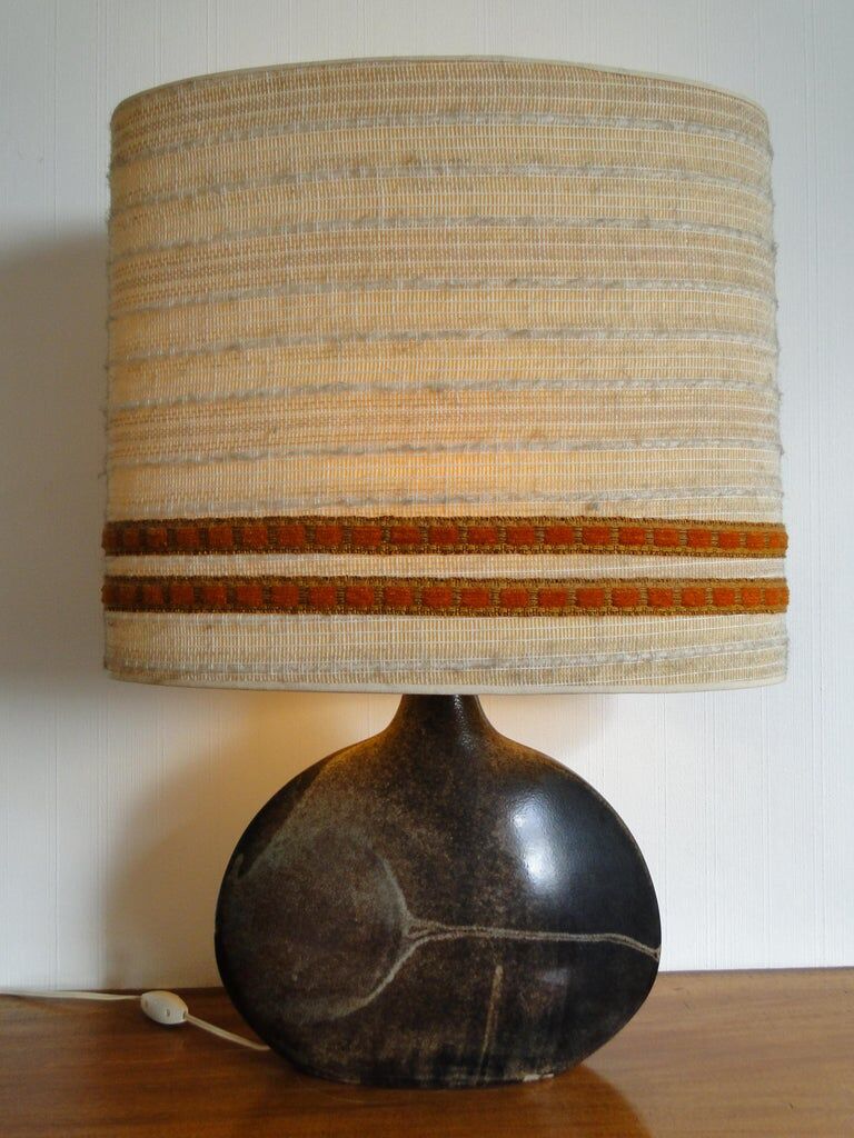 Anne and Pierre ROSET Monteyroux Ceramic Table Lamp France