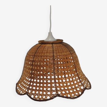 Rattan suspension / lampshade / chandelier / vintage