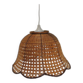 Rattan suspension / lampshade / chandelier / vintage