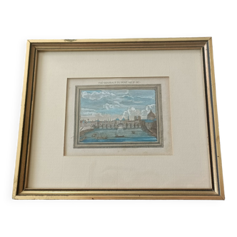 Gravure Pont Neuf Paris