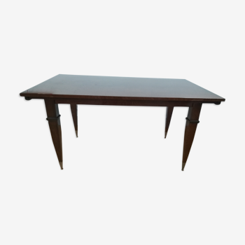 Table dining room 60-70, tapered legs strengthened metal