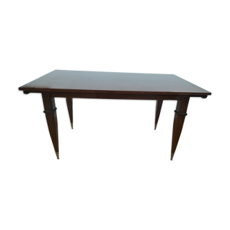 Table dining room 60-70, tapered legs strengthened metal