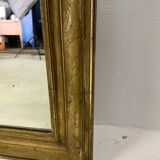 Louis Philippe 1850 mirror, chiseled, gilded with gold leaf