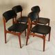 Model 49 dining chairs by Erik Buck for OD Møbler, 1960s