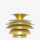 Golden lamp, Denmark 1970s