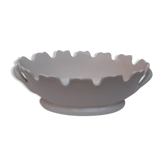 Rafraîchissoir à verres en faïence blanche