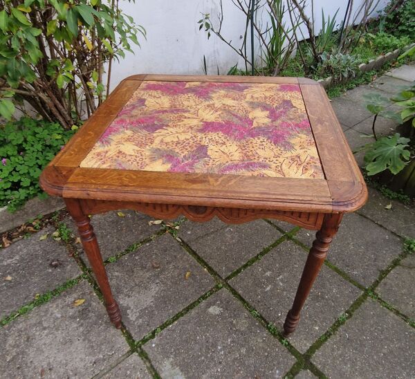 Table de bridge début XXe